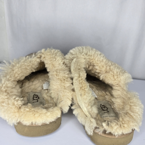 Ugg Disquette Slipper in Chestnut Suede Size 7 Cozy - Picture 6 of 7
